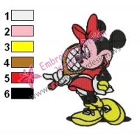Minnie Mouse Cartoon Embroidery 11